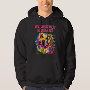 The Handsomest Golden Alive  Golden Retriever Humo Hoodie