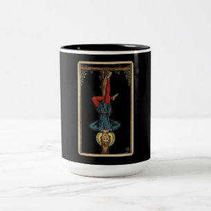 The Hanged Man Tarot Two-Tone Coffee Mug