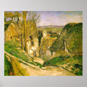 The Hanged Man's House Paul Cezanne  Poster