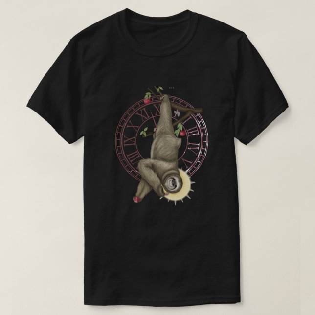 The Hanged Sloth T-Shirt (Design Front)