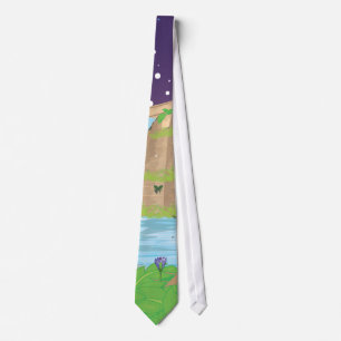 The Hanging Gardens of Babylon Tie