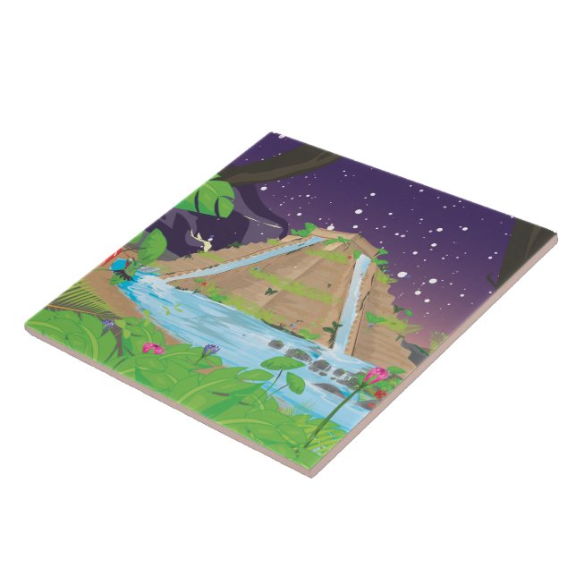 The Hanging Gardens of Babylon Tile (Side)