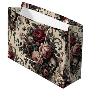 The Hanging Gardens of the Arcane – Gothic Floral Large Gift Bag