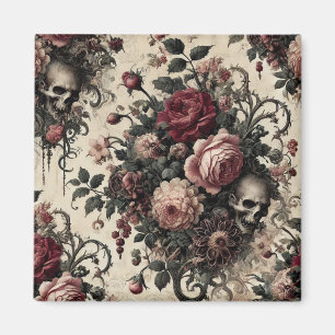 The Hanging Gardens of the Arcane – Gothic Floral  Magnet