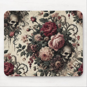 The Hanging Gardens of the Arcane – Gothic Floral  Mouse Pad
