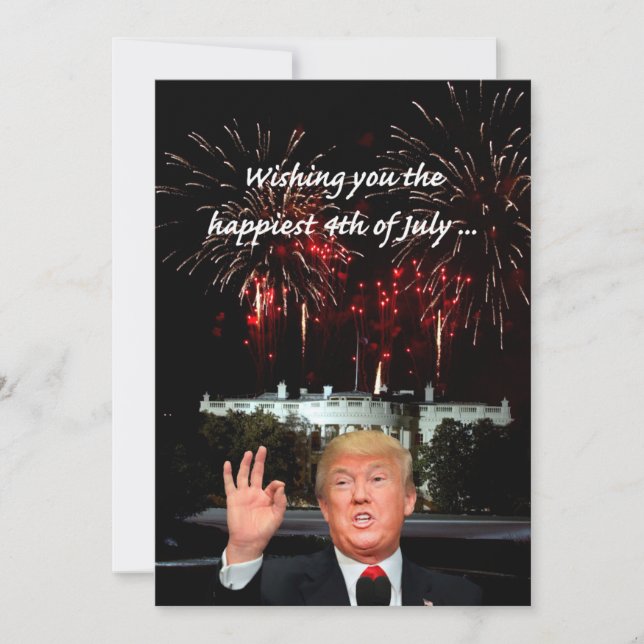 the Happiest 4th of July from Donald Trump Card (Front)
