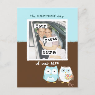 The Happiest Day of Our Life, Owls Wedding Postcard