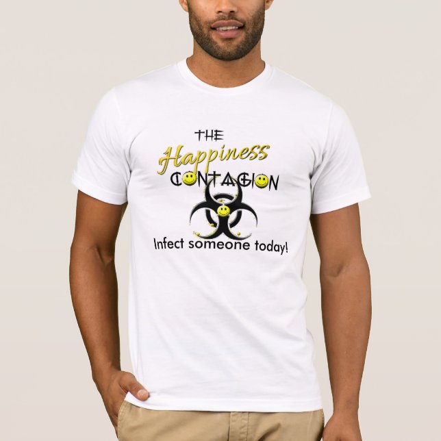 The Happiness Contagion Contagious smile Men's T-Shirt (Front)