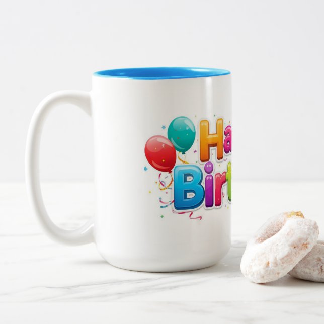 The Happy Birthday Mug (With Donut)