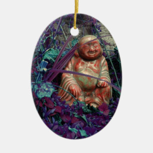 the happy buddah ceramic tree decoration
