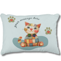 The Happy Cat Colourful Patchwork Custom