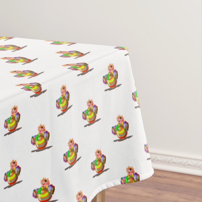 The Happy Clown Tablecloth (In Situ)