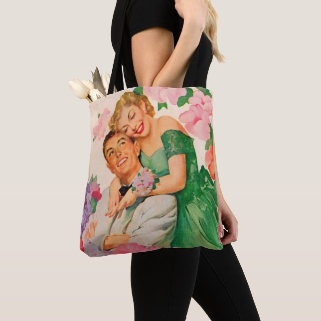 the happy couple tote bag (Close Up)