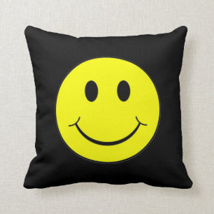 The Happy Face / Sad Face Throw Pillow