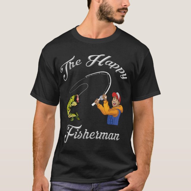The happy fisherman T-Shirt (Front)