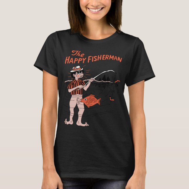 The Happy Fisherman T-Shirt (Front)