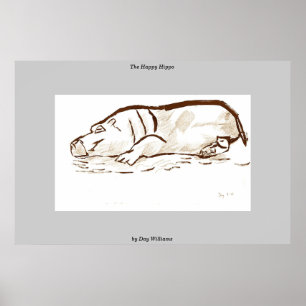 The Happy Hippo Poster