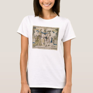 The Happy Marriage (stencil coloured woodcut) T-Shirt