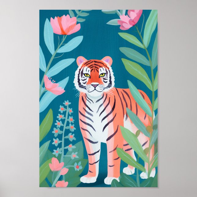 The Happy Orange Tiger Poster (Front)