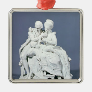 The Happy Parents, Meissen, c.1770 Metal Tree Decoration