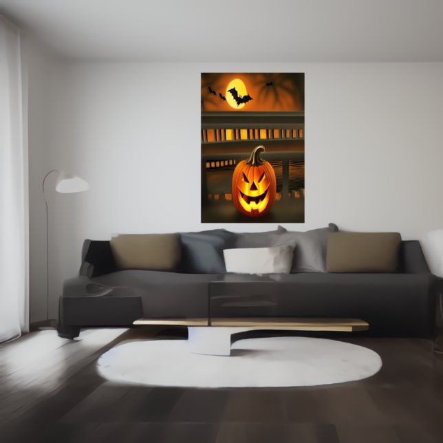 The happy pumpkin | AI Art Poster (Creator Uploaded)