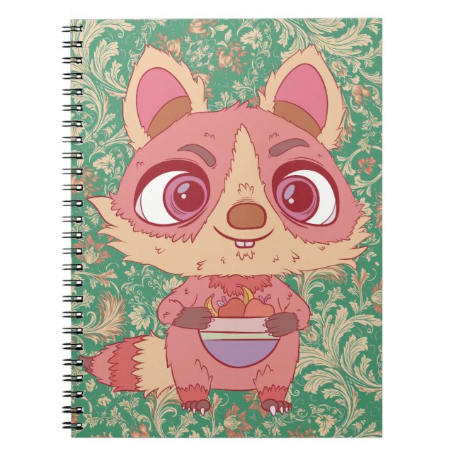 The Happy Racoon Notebook (Front)