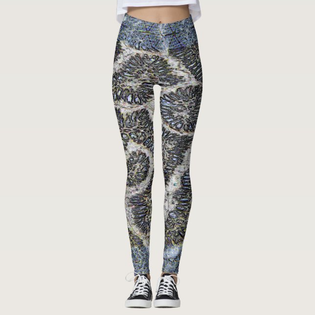 THE HAPPY REBEL YOGA PANTS Coraline (Front)