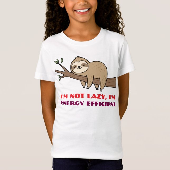 The Happy Sloth T-Shirt (Front)