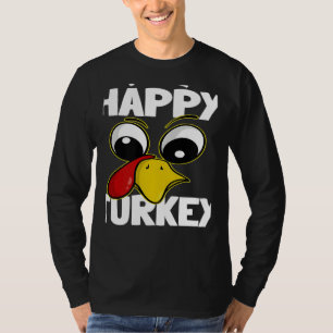 The Happy Turkey Family Group Matching Thanksgivin T-Shirt