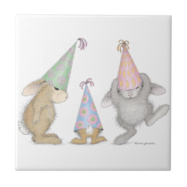 The HappyHoppers® Ceramic Tile (Front)