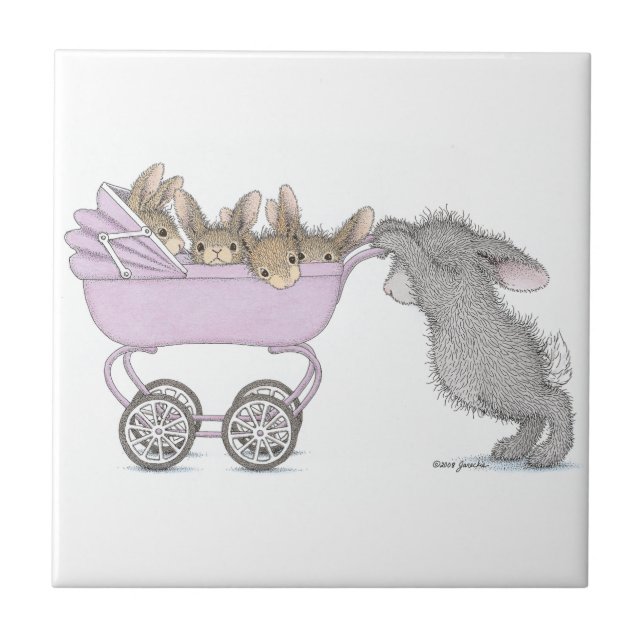 The HappyHoppers® Ceramic Tile (Front)