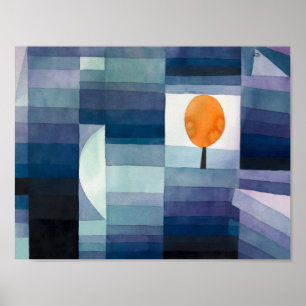 The Harbinger of Autumn (1922) by Paul Klee Poster