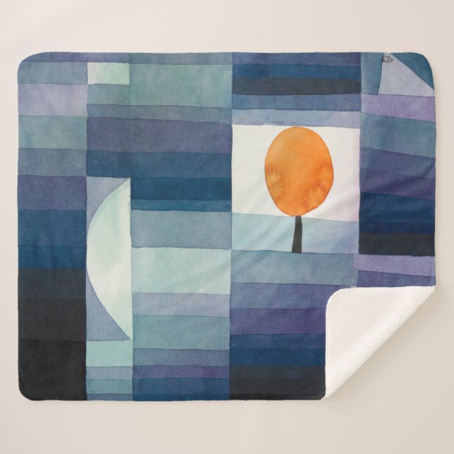 The Harbinger of Autumn | Paul Klee | Sherpa Blanket (Front (Horizontal))