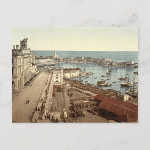 The harbour and admiralty, Algiers, Algeria Postcard