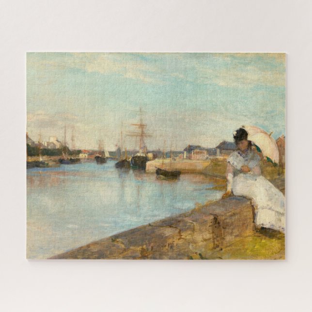 The Harbour at Lorient by Berthe Morisot Jigsaw Puzzle (Horizontal)