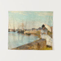 The Harbour at Lorient by Berthe Morisot