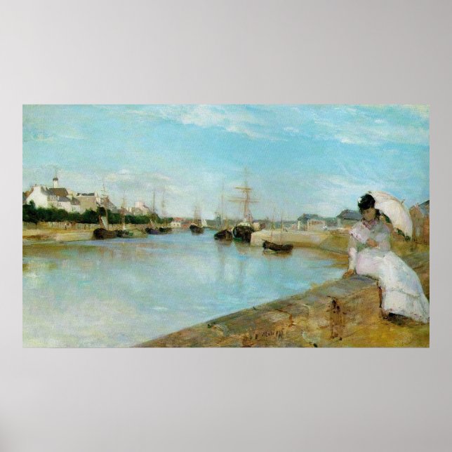 The Harbour at Lorient Poster (Front)