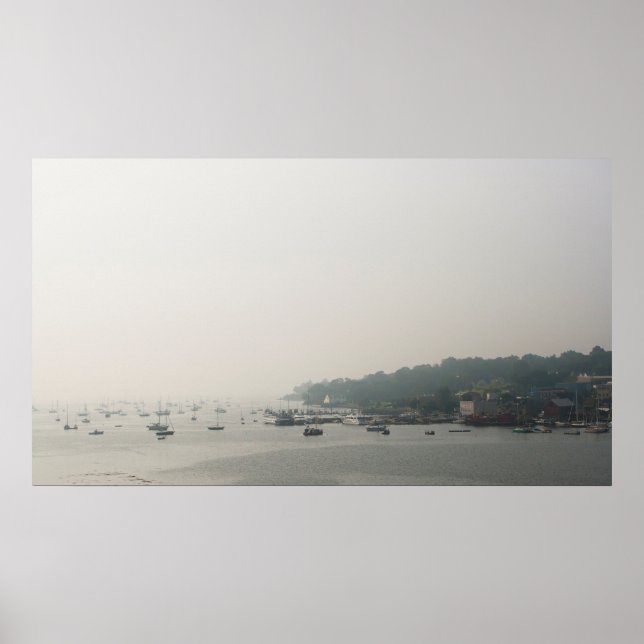 The harbour of Belfast, Maine Poster (Front)