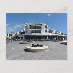 The Harbour restaurant at Paphos Seafront, Cyprus Postcard