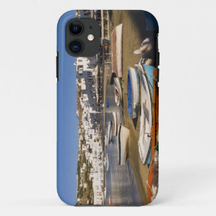 The harbour town with colourful fishing boats Case-Mate iPhone case