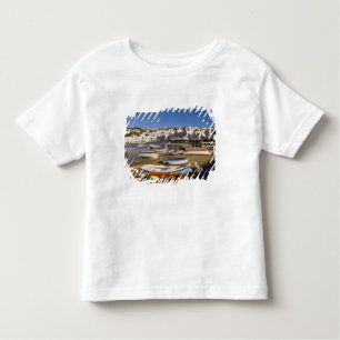The harbour town with colourful fishing boats toddler T-Shirt