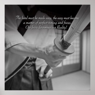 The hard must be made easy. poster