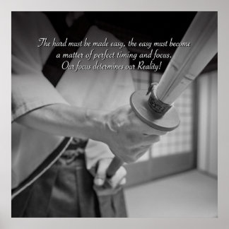 The hard must be made easy. poster