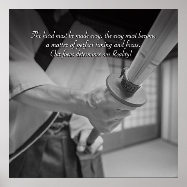The hard must be made easy. poster (Front)