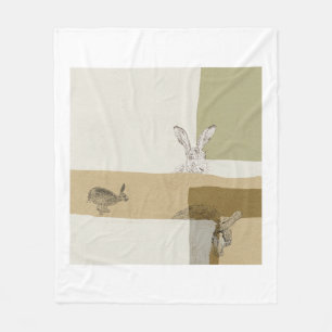 The Hare and the Tortoise An Aesop's Fable Fleece Blanket