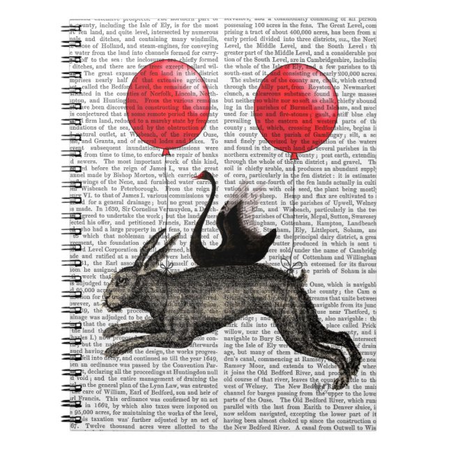 The Hare Ship Spiral Notebook (Front)