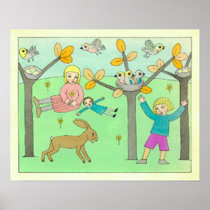 The Hare Who Laughed Until His Lip Burst Poster