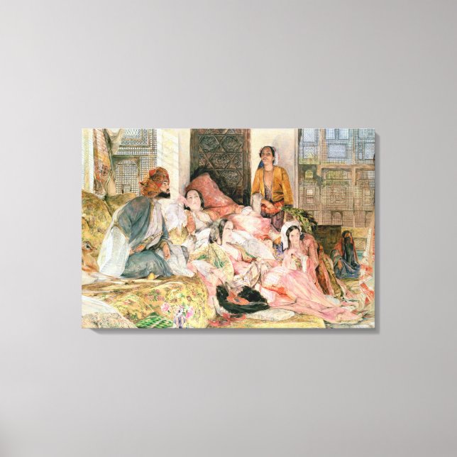 The Harem, c.1850 Canvas Print (Front)