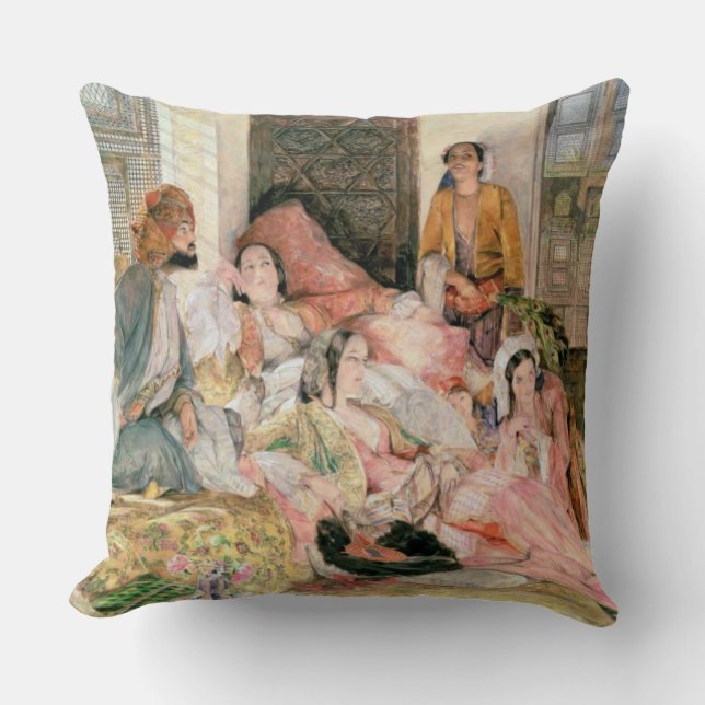 The Harem, c.1850 Cushion (Front)