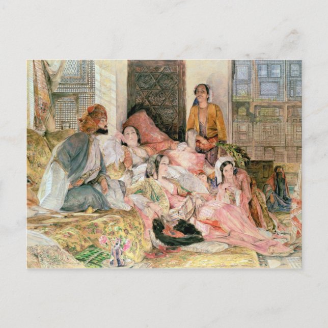 The Harem, c.1850 Postcard (Front)